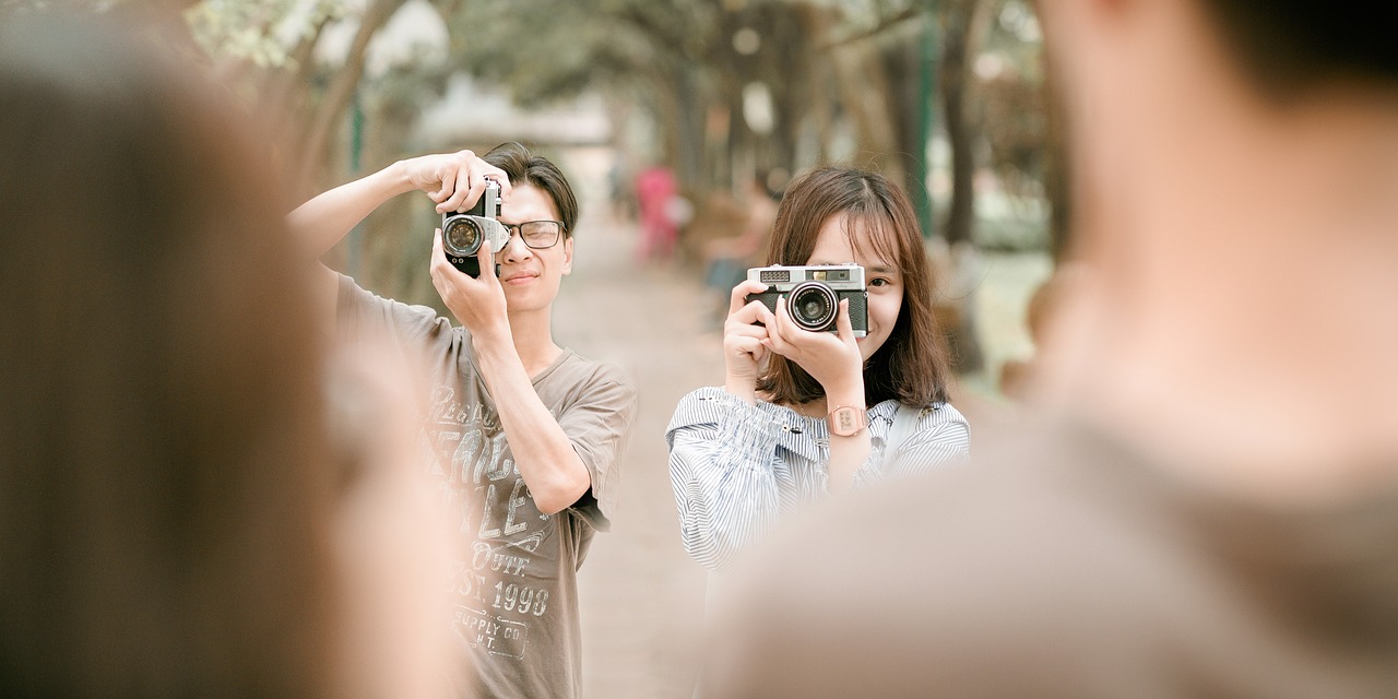 Couple, camera, pose — Love Horoscope For Your Sign - What To Expect Today