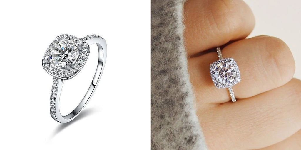 Make Your Partner happy with cz rings that look real