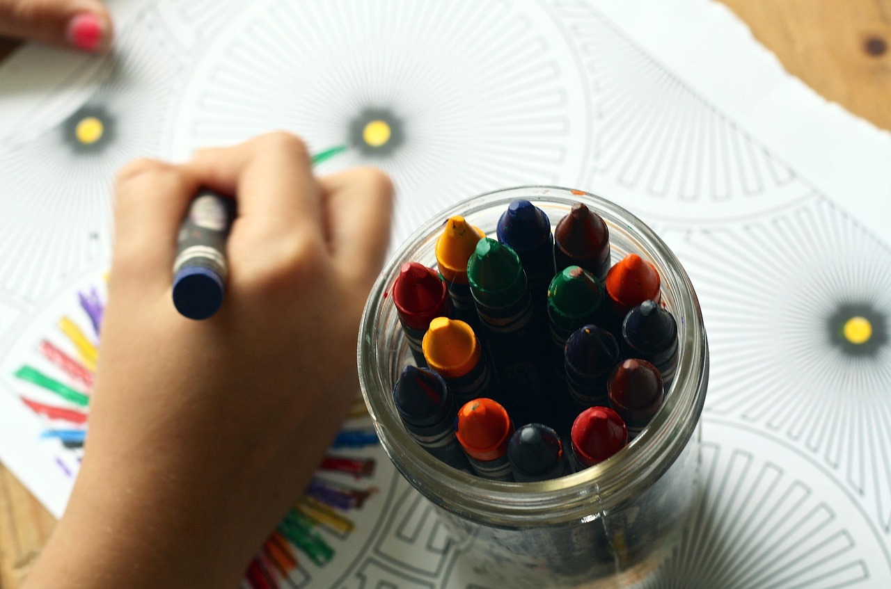 Crayons, coloring book, coloring — SAT exam: What is it? - Let's delve into every detail