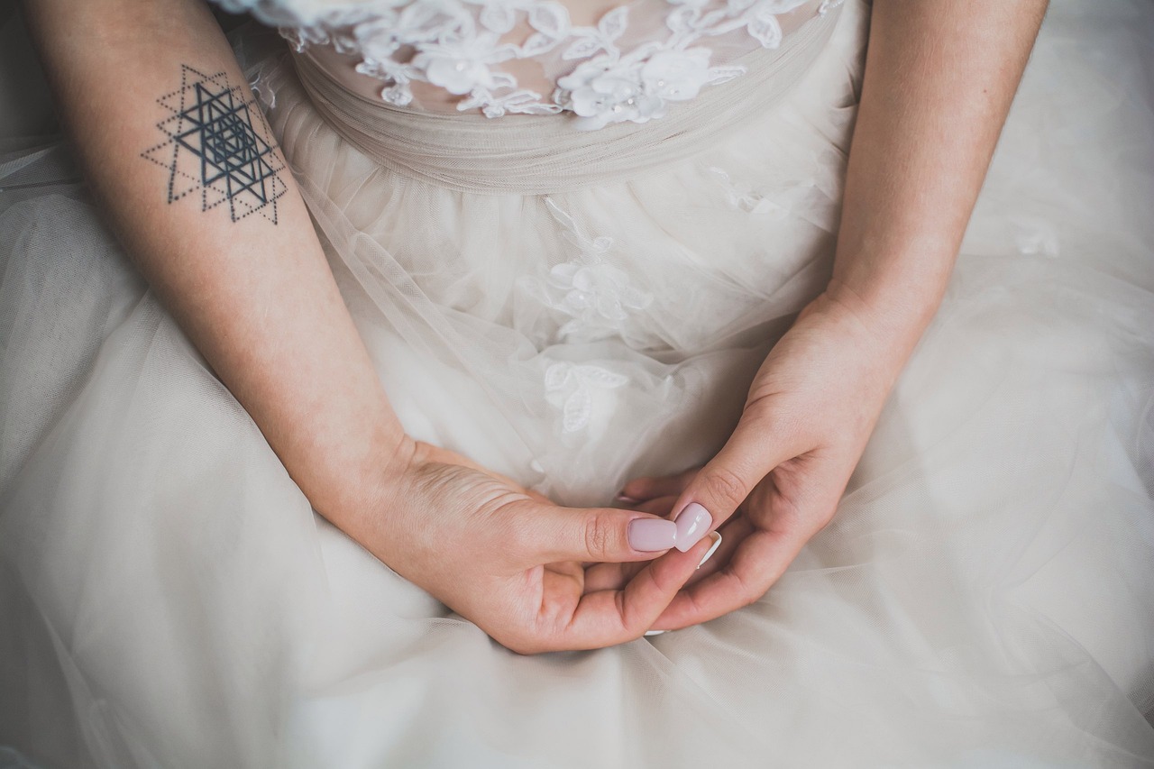 Woman, ease, bride — The Best Tattoo Numbing Cream UK